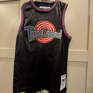 Headgear Classics Tune Squad Black Mesh Jersey, Bugs Space Jam 1996, Large